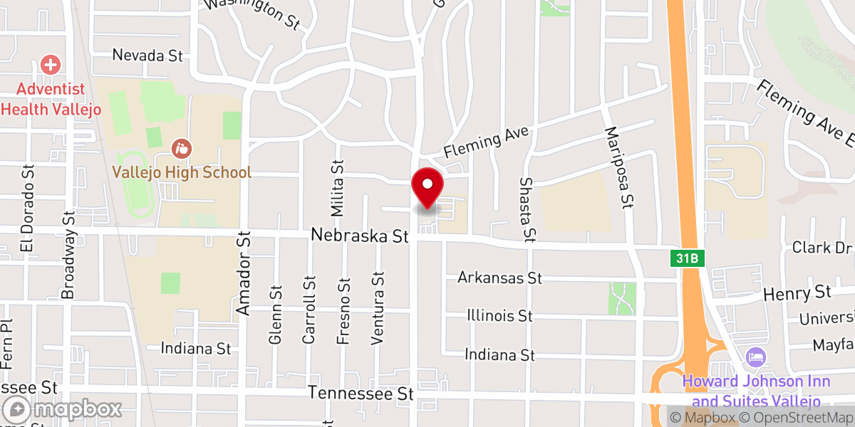 Map showing location of St Basil the Great Catholic Church