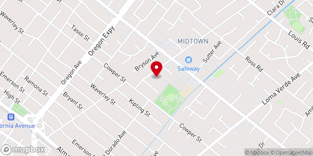 Map showing location of Saint Marks Episcopal Church