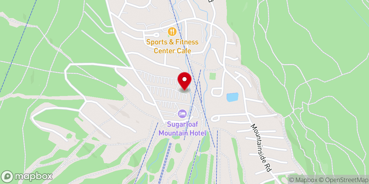 Map showing location of Bell Chapel at Sugarloaf Mountain