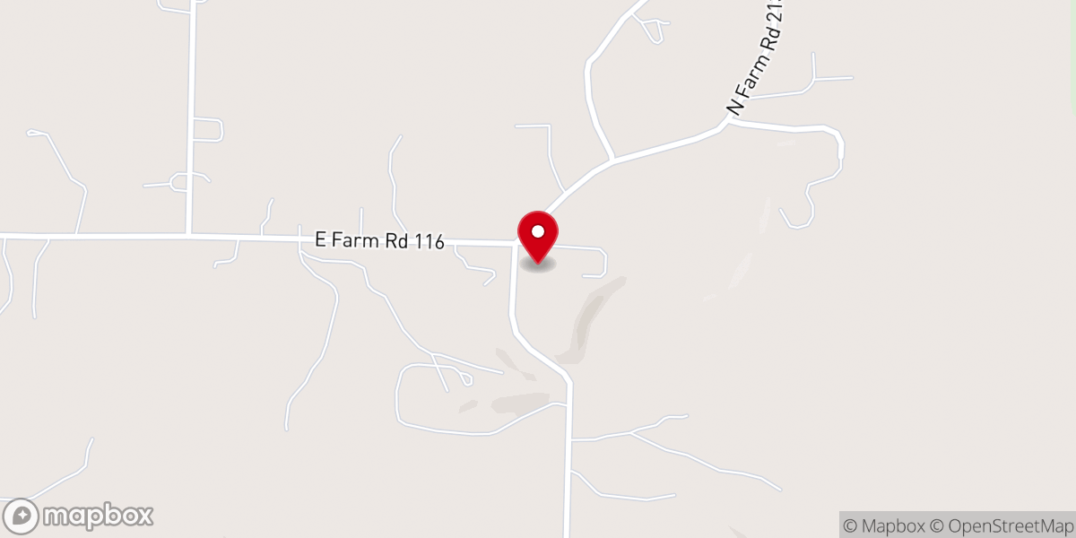 Map showing location of Danforth Church