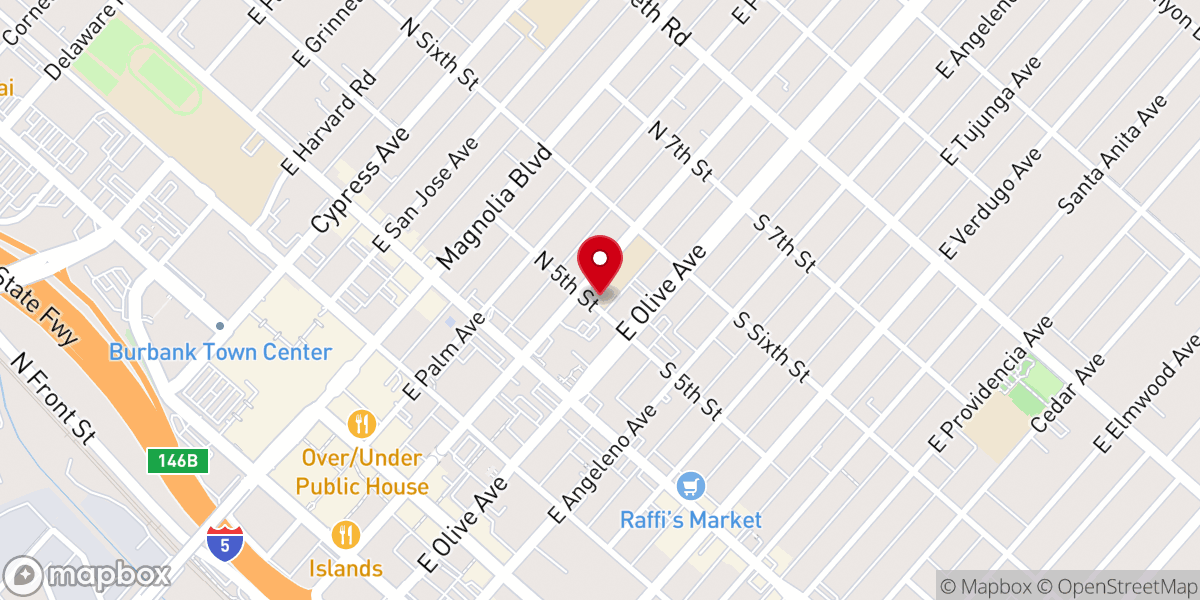 Map showing location of St. Robert Bellarmine School
