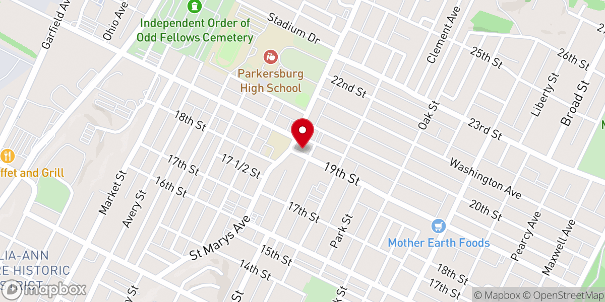 Map showing location of One Church