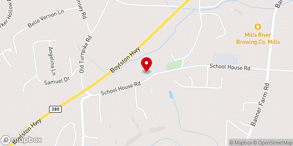 Map showing location of RAPHA House