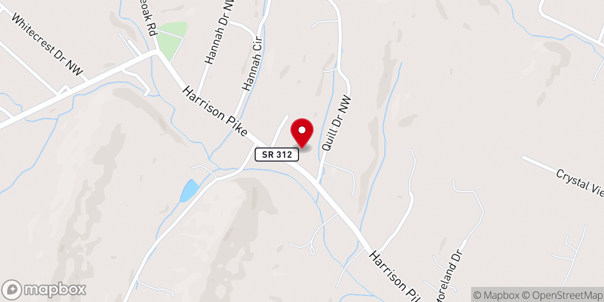 Map showing location of Temple Cleveland
