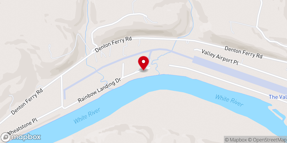 Map showing location of Rainbow Drive Resort