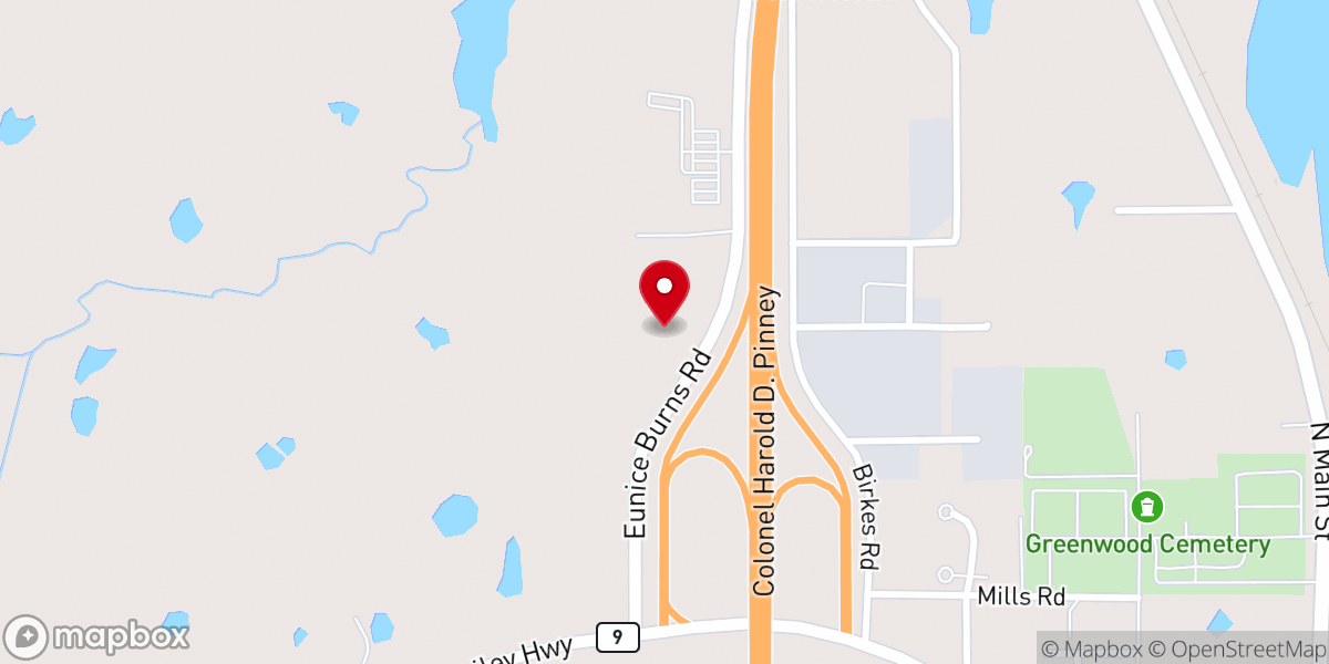Map showing location of Lighthouse Christian Center