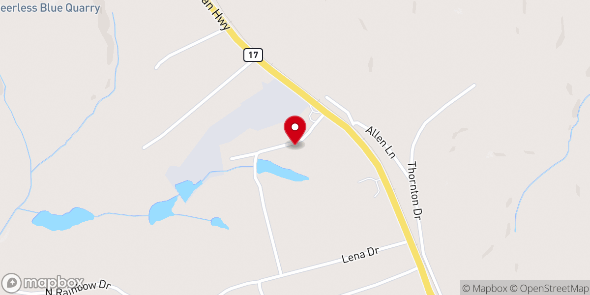 Map showing location of Church of Christ