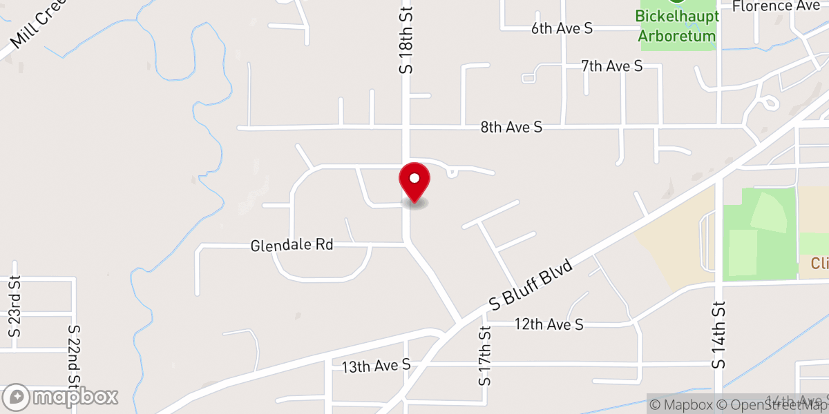 Map showing location of Greater True Love Baptist MBC