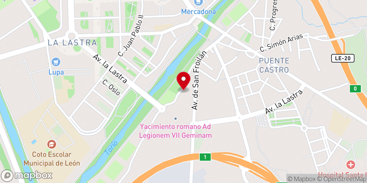 Map showing location of Iglesia de Dios Ministerial de Jesucristo Internacional (IDMJI)