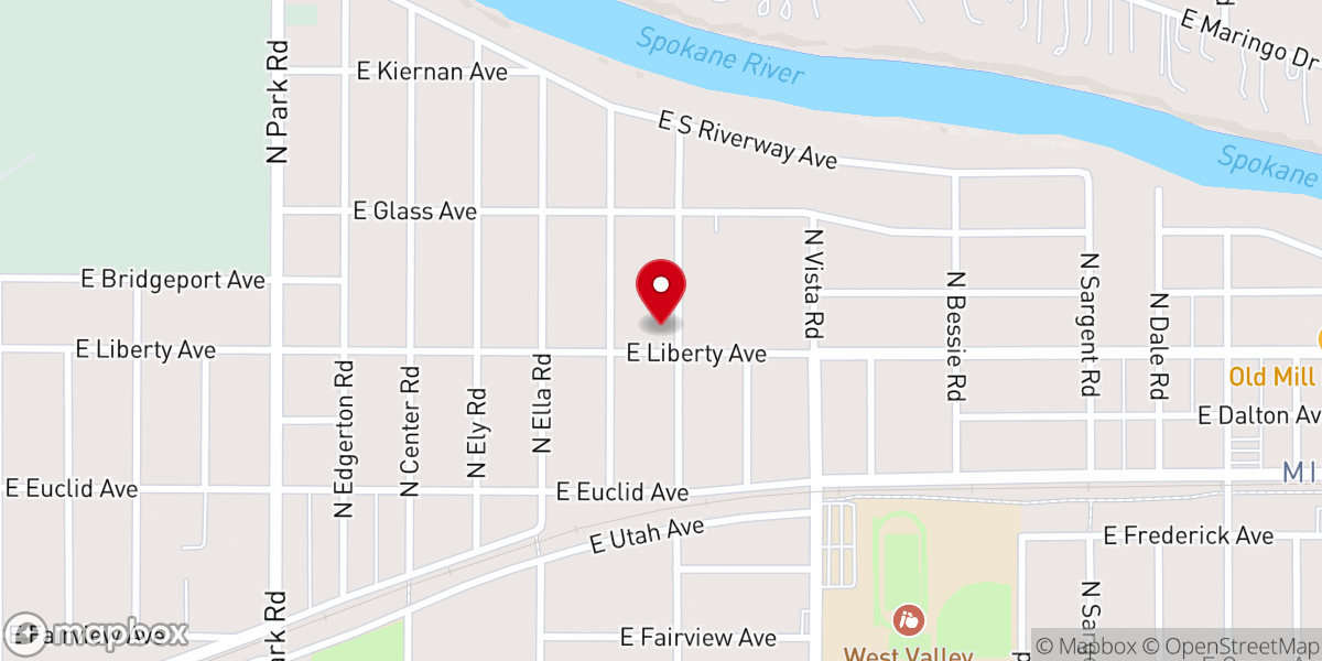 Map showing location of Independent Baptist Church