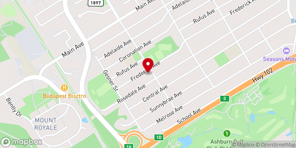 Map showing location of Mosaic (PAOC)