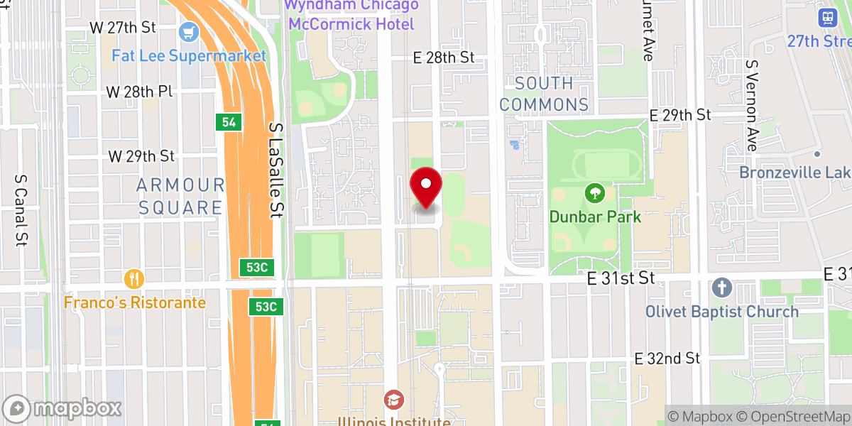 Map showing location of Mount Carmel Baptist Church