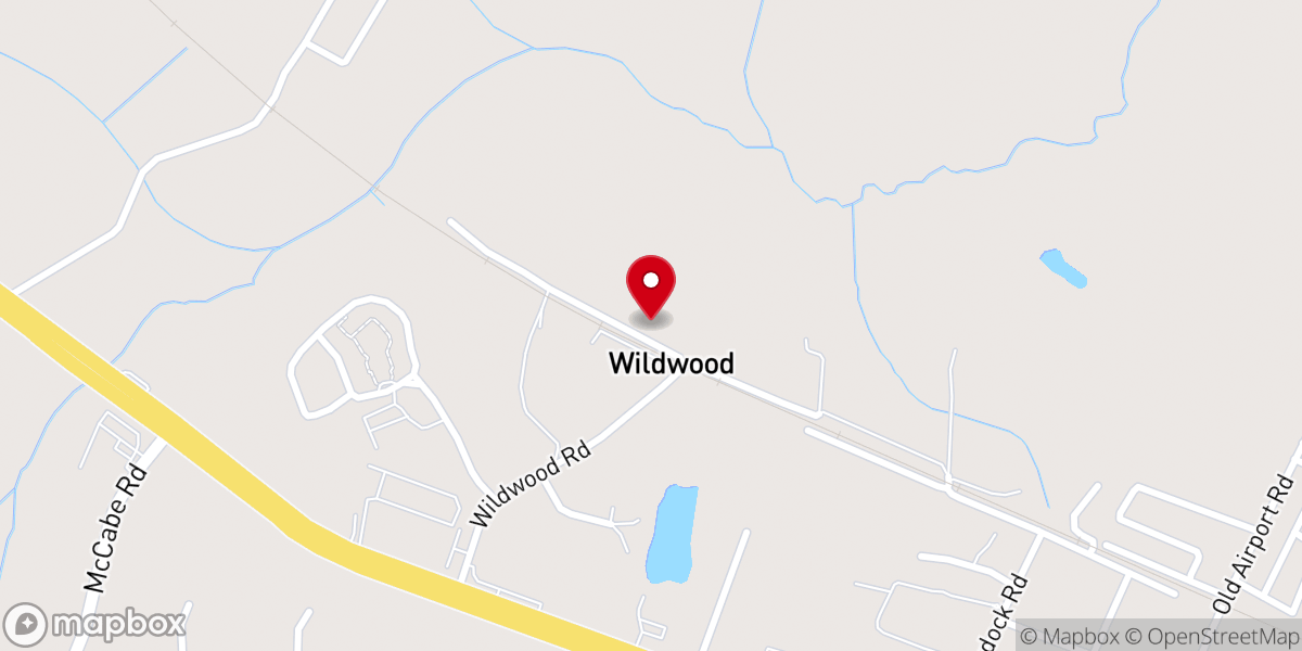Map showing location of Wildwood Presbyterian Church Morehead - Food Distribution Center