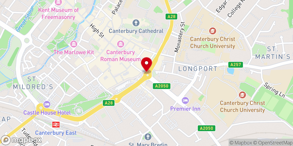 Map showing location of Amer Friends of the Archbishop of Cantrbrys Angl Communion Fund Inc
