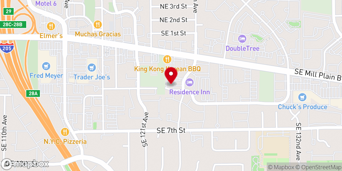 Map showing location of Kings Church