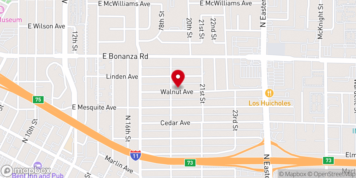Map showing location of Bright Star Foundation