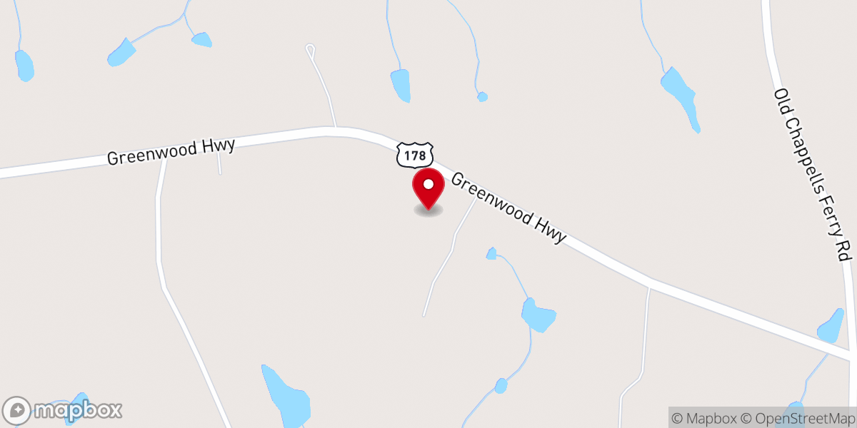 Map showing location of Calvary Holiness Tabernacle