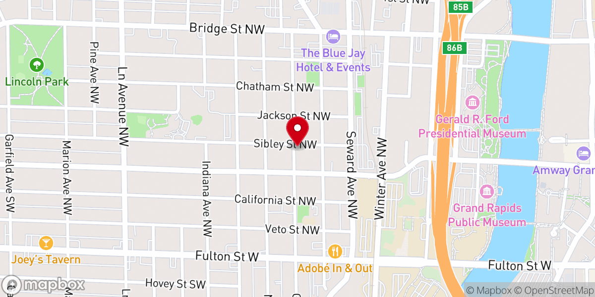 Map showing location of St Michael Ukrainian Catholic Church