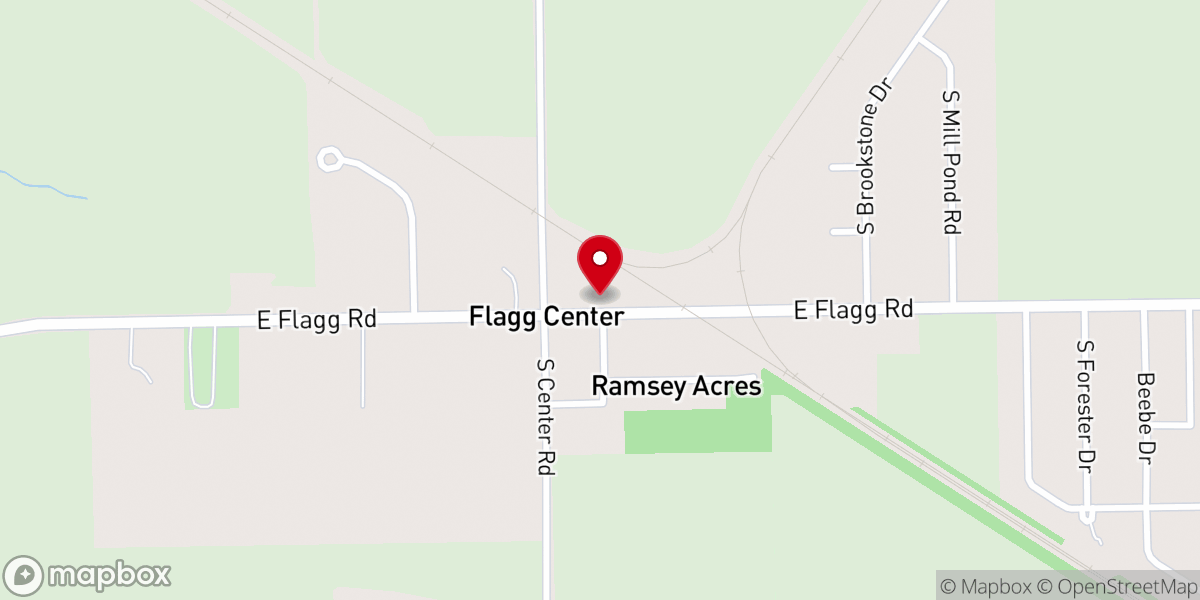 Map showing location of Full Gospel Fellowship Church