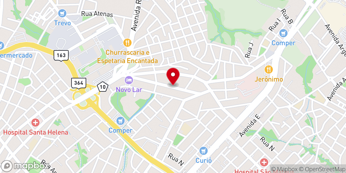 Map showing location of Assembleia De Deus - Alvorada