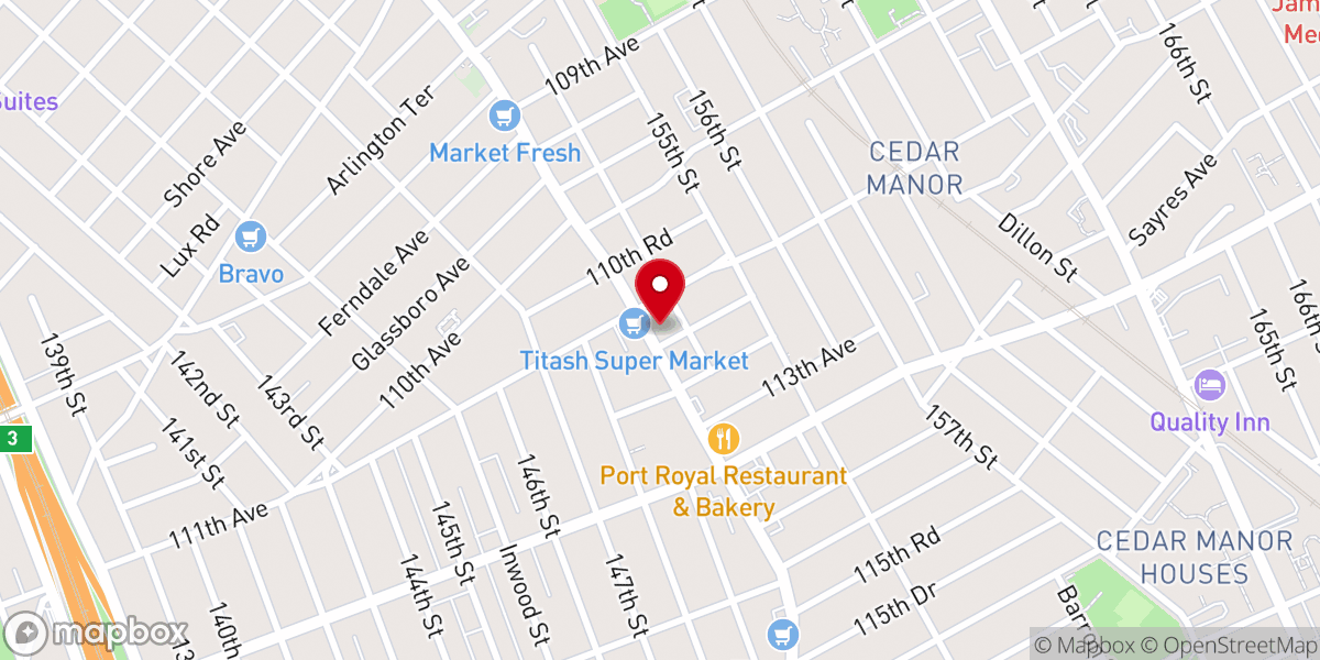 Map showing location of Satsang America, New York Center