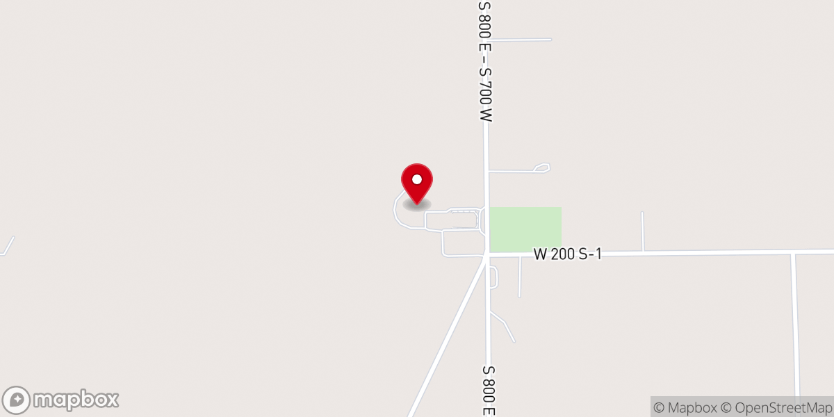 Map showing location of Apostolic Christian Church Fellowship Hall