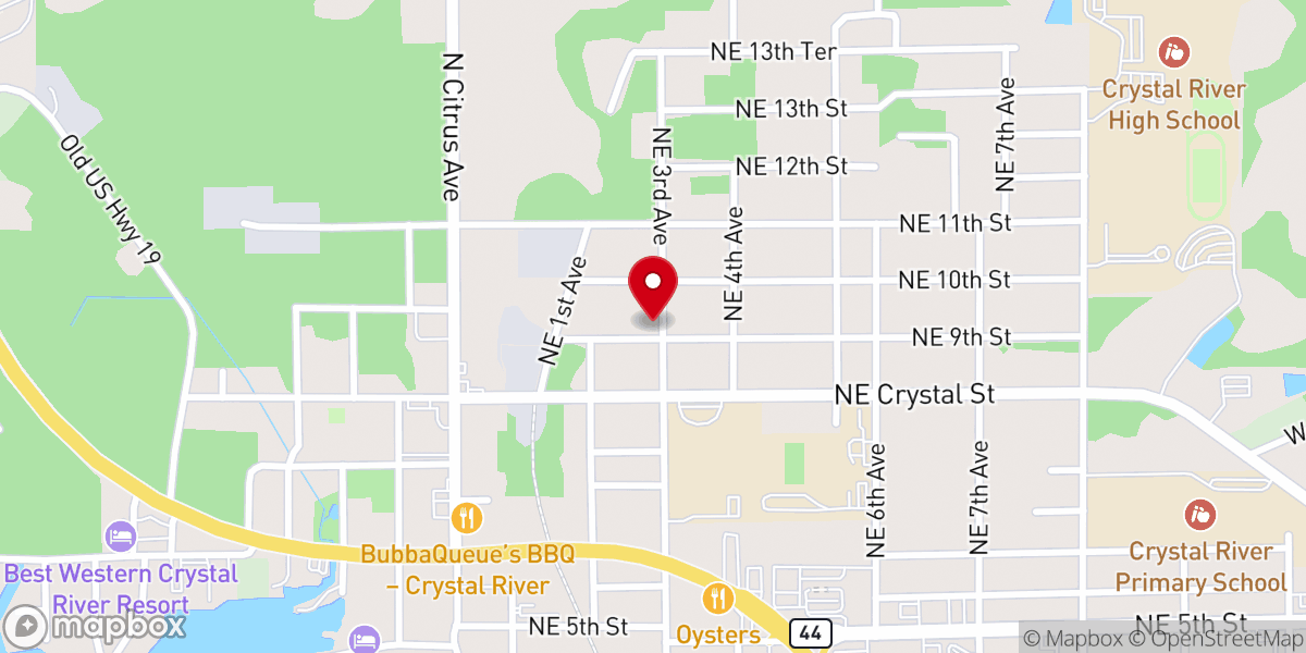 Map showing location of Church At The Cross Citrus