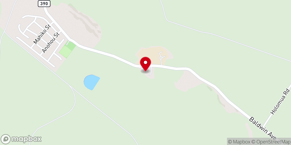 Map showing location of Holy Rosary Church