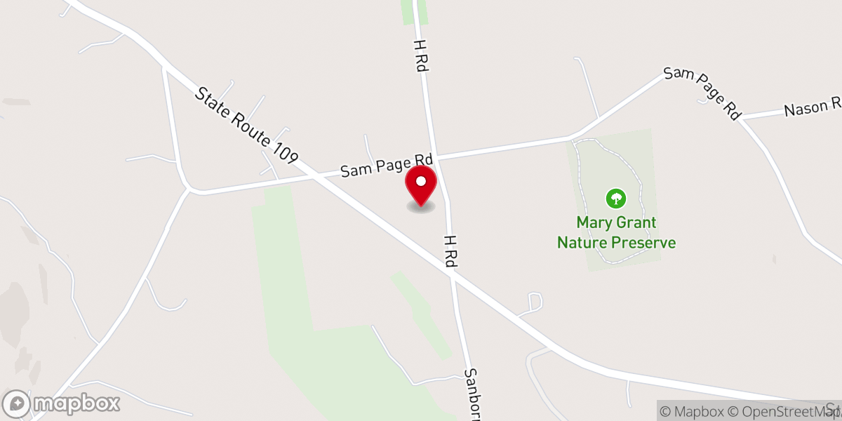 Map showing location of Acton ME. Congregational Church UCC
