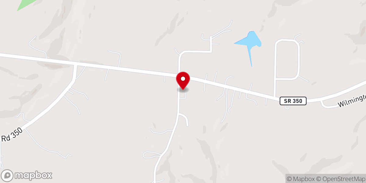 Map showing location of Wilmington Hills Wesleyan Church