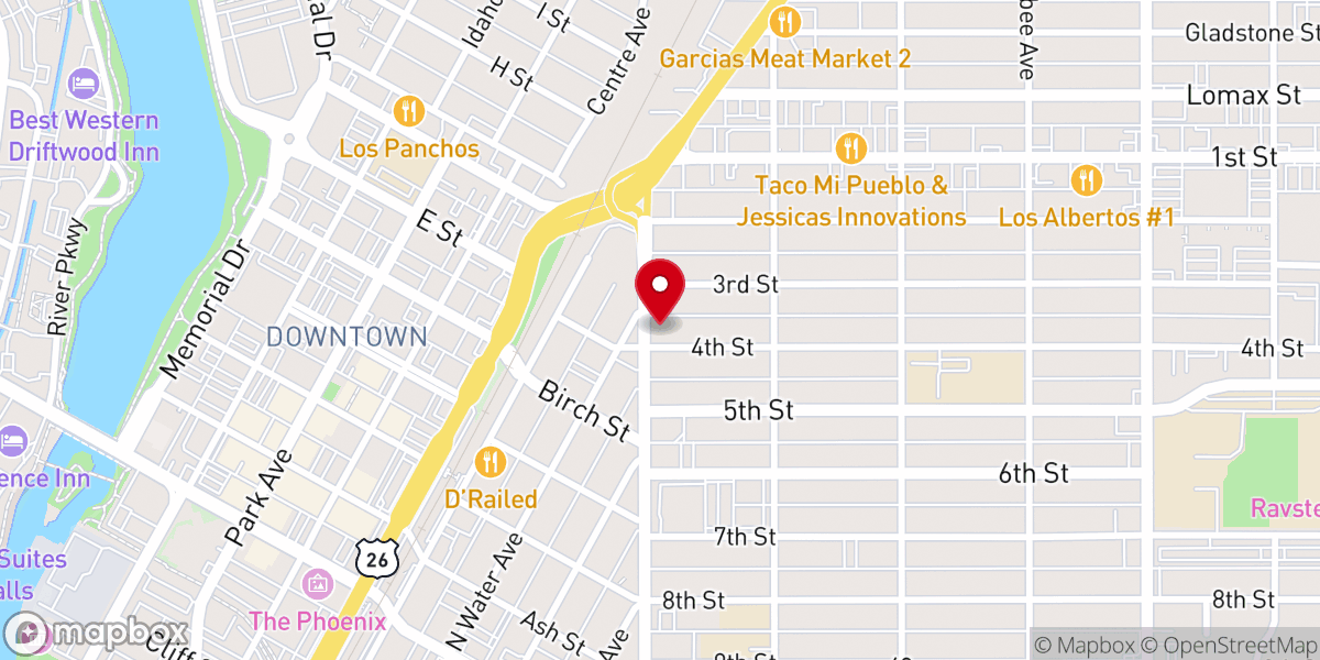 Map showing location of New Geneva Orthodox Presbyterian Church