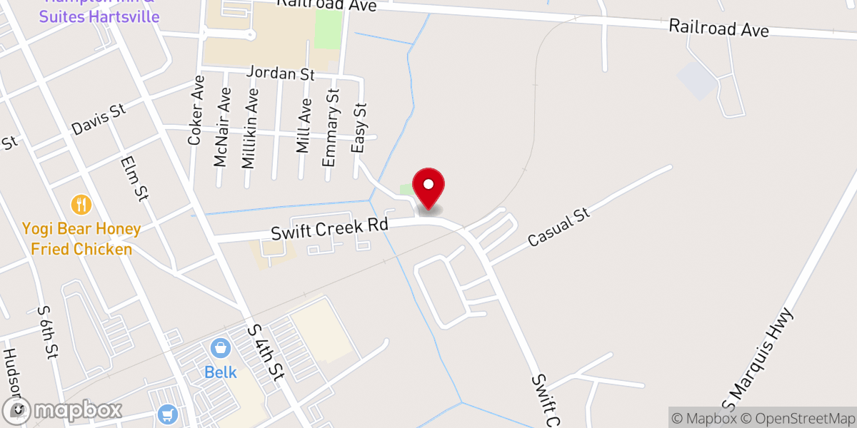 Map showing location of Sanctified Holiness Church