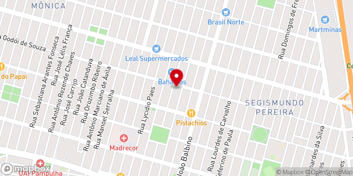 Map showing location of Comunidade Nossa Senhora do Perpétuo Socorro