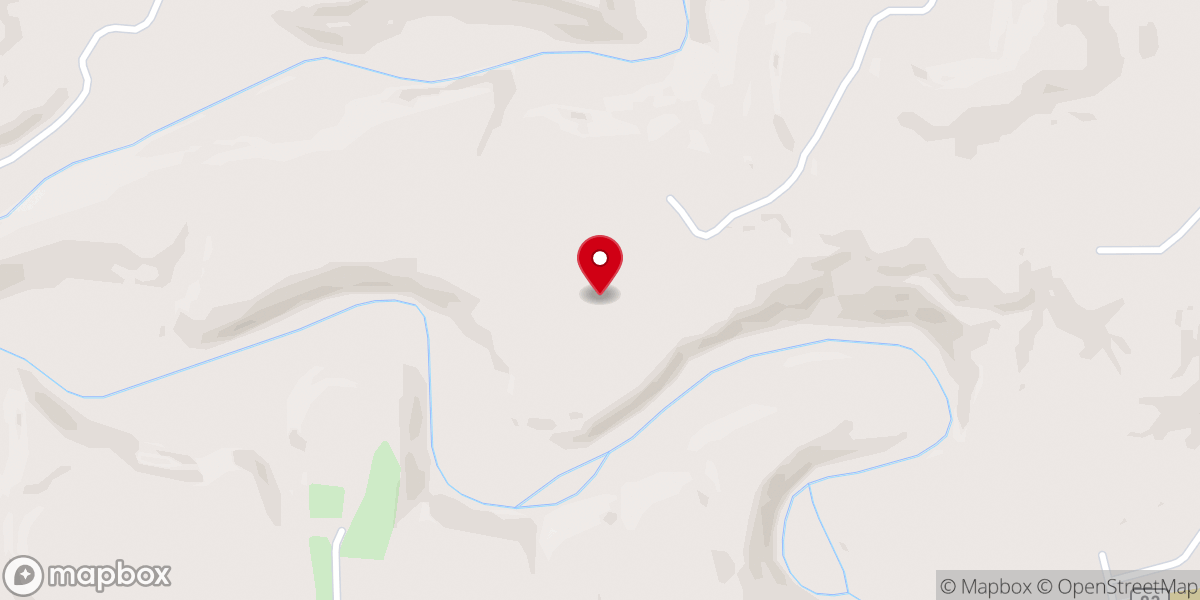 Map showing location of Jellico Creek Church