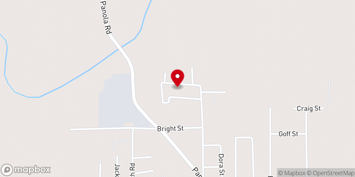 Map showing location of Armstrong Street Church of God