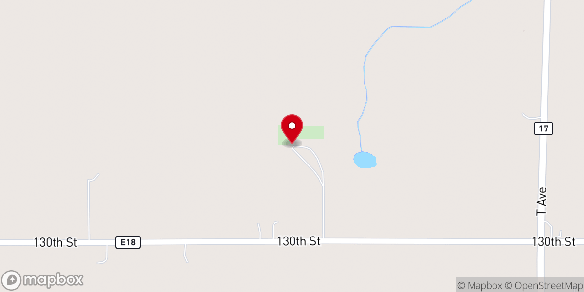 Map showing location of St. Paul's Lutheran Church - LCMS