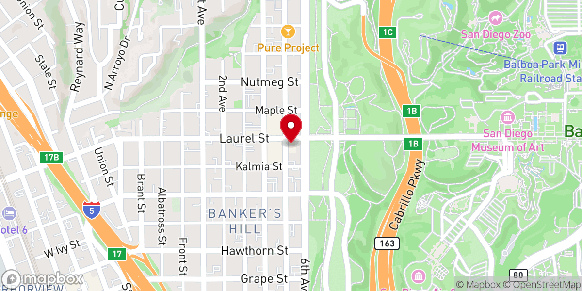 Map showing location of Ostler Street Meetinghouse