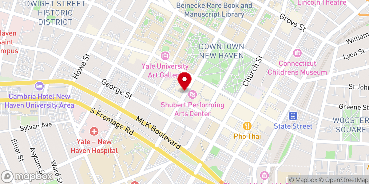 Map showing location of Vox Church - College Street