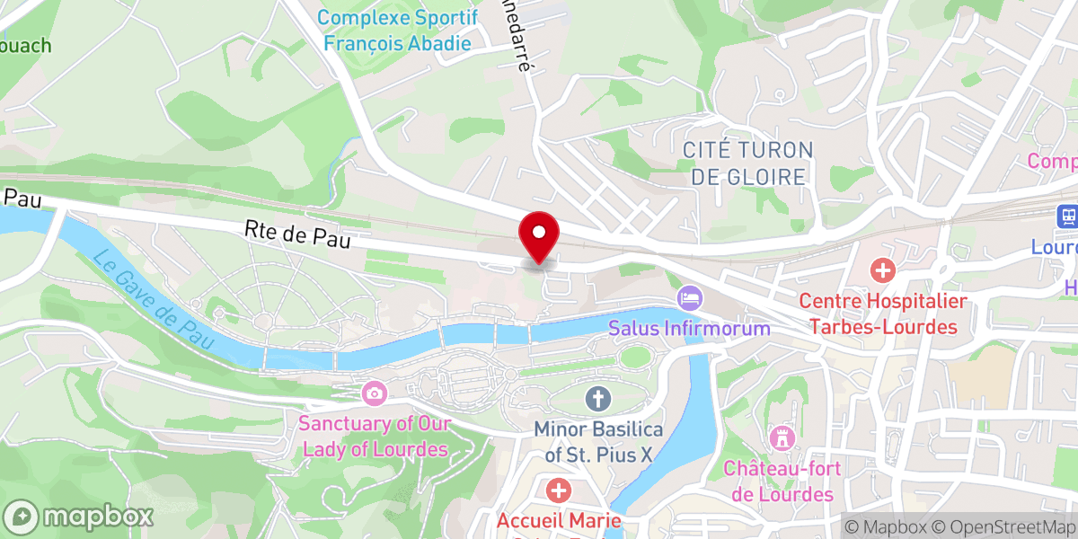 Map showing location of Soeurs de la Charité de Nevers