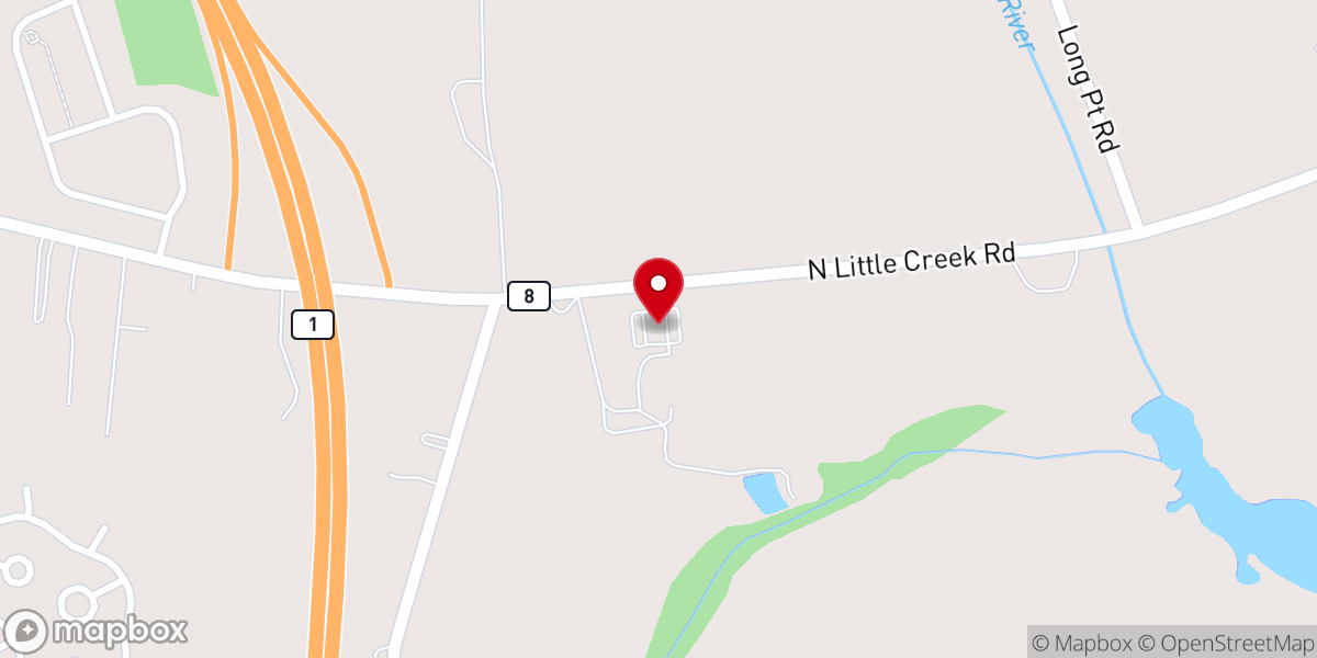 Map showing location of The Cross Church of the Nazarene