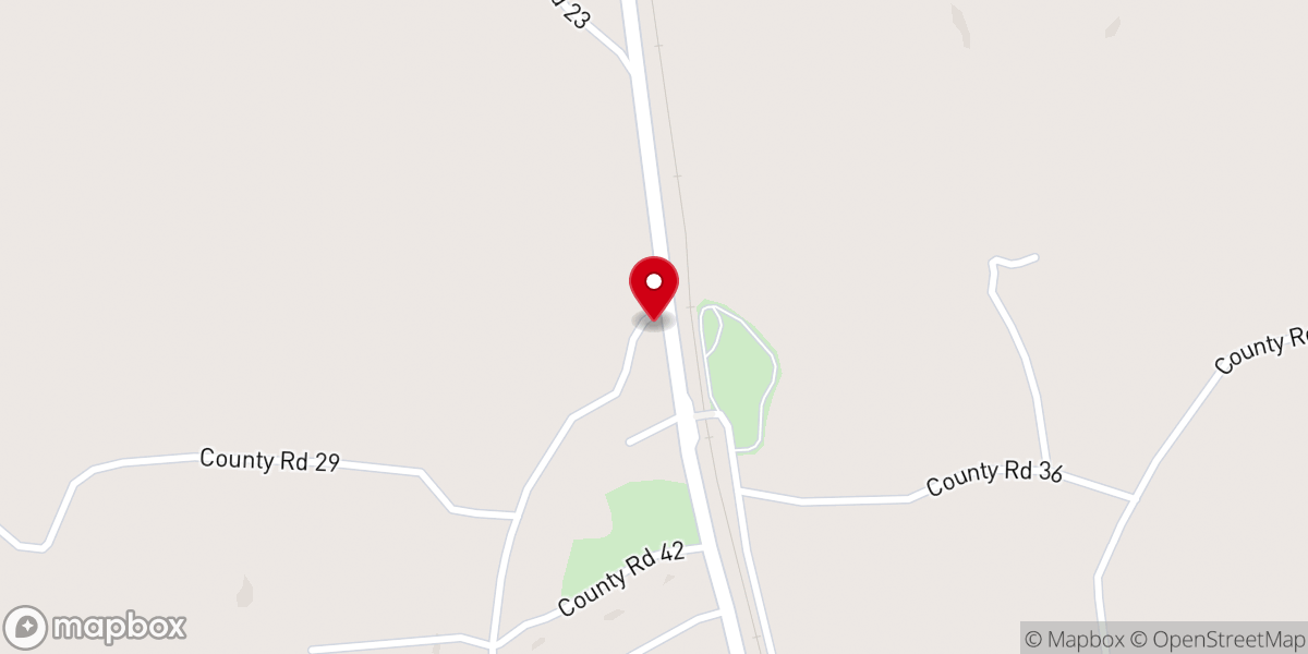 Map showing location of Emmanuel Baptist Church