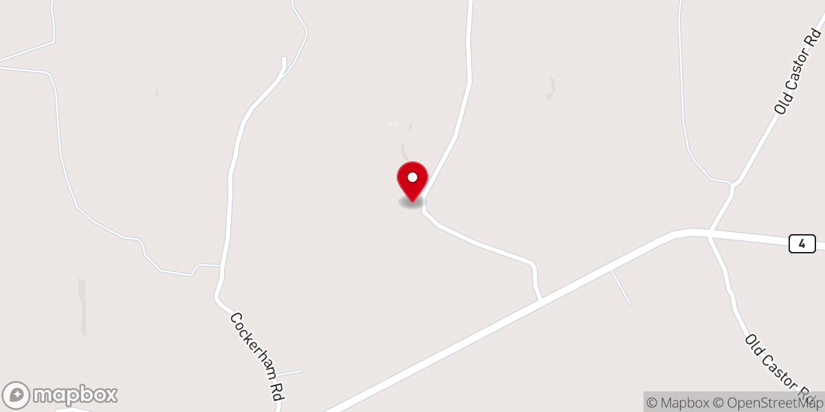 Map showing location of New Friendship Church Number 1