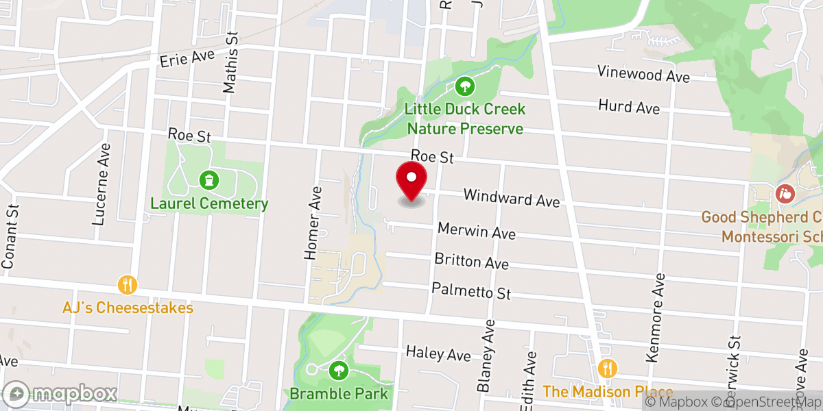 Map showing location of Catholic Mens Fellowship Inc