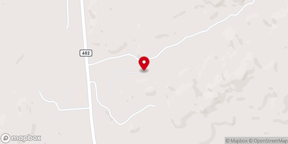 Map showing location of Oakridge fellowship center