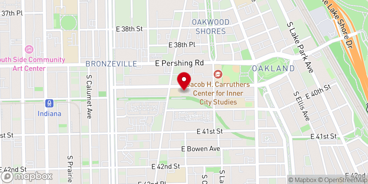 Map showing location of Holy Angels Catholic Church