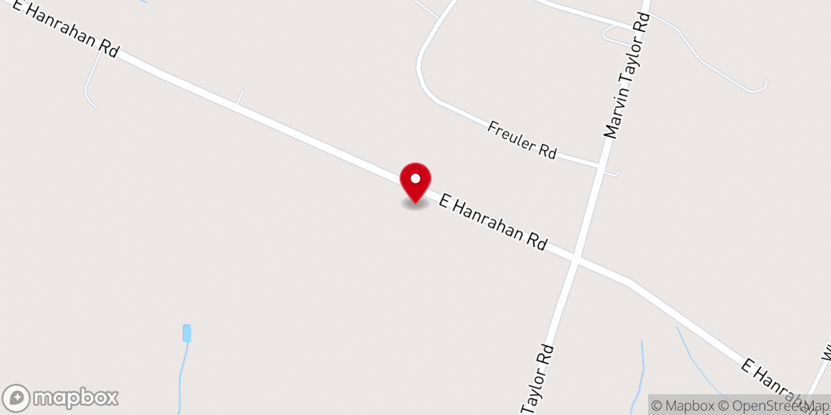 Map showing location of Jumping Run FWB Church