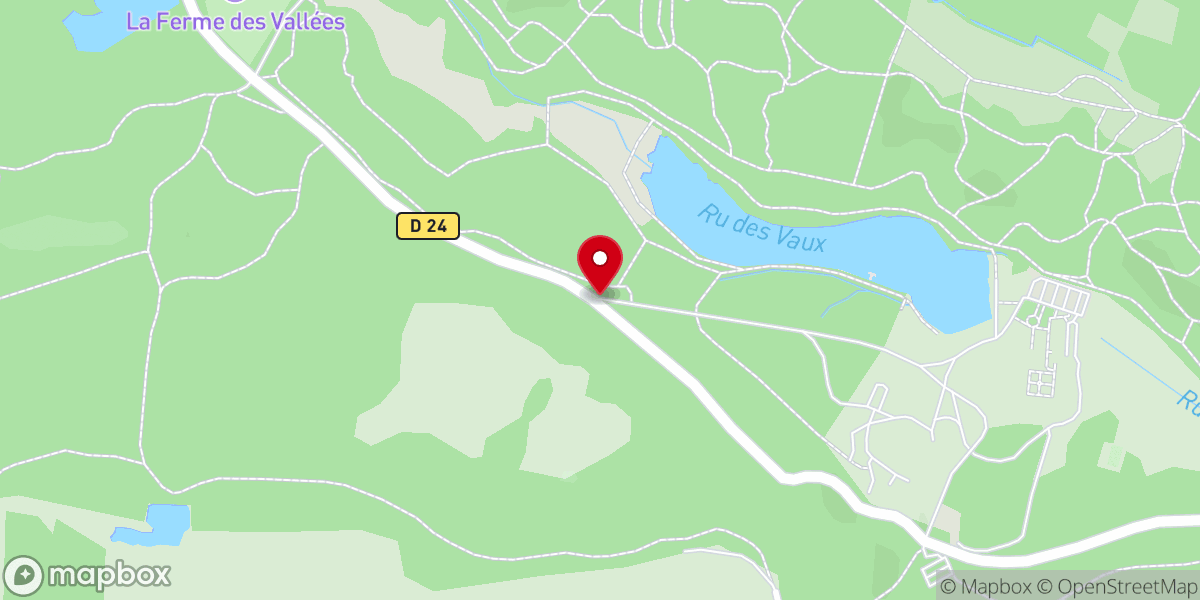 Map showing location of Abbaye des Vaux-de-Cernay