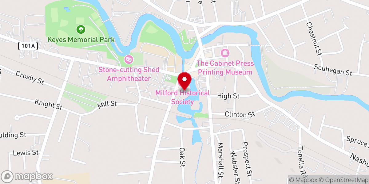 Map showing location of First Congregational Church Union