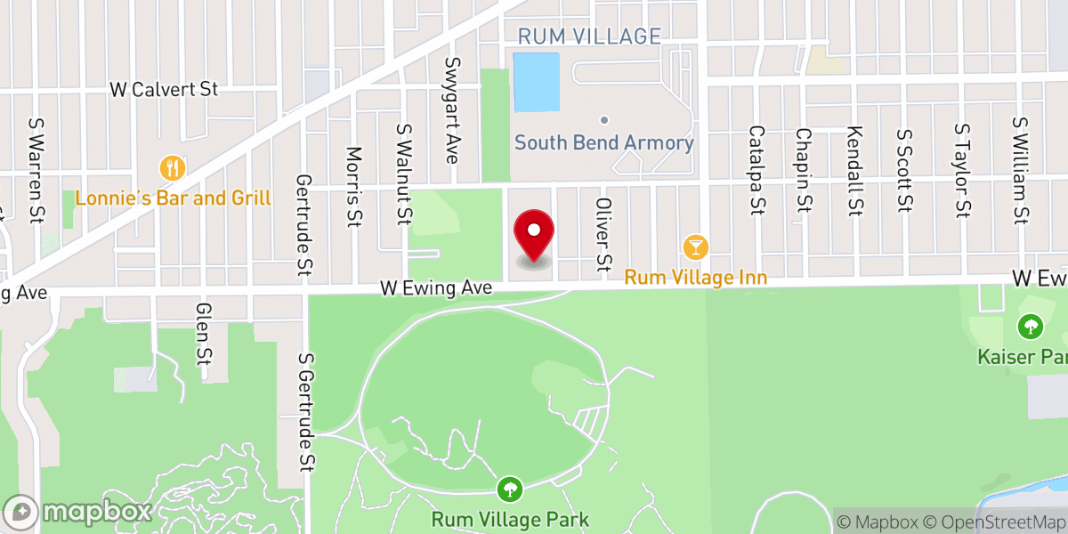 Map showing location of Immanuel United Methodist Church