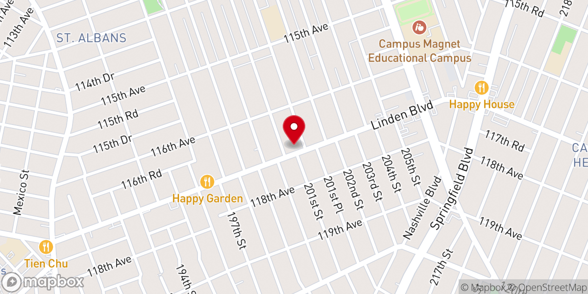 Map showing location of St Albans Gospel Assembly